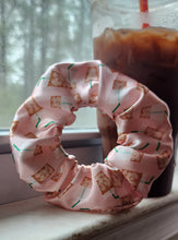 Load image into Gallery viewer, Iced Coffee Scrunchie - Pink
