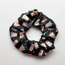 Load image into Gallery viewer, Iced Coffee Scrunchie - Black
