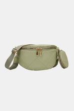 Load image into Gallery viewer, PU Leather Sling Bag with Small Purse
