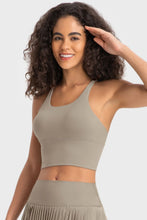 Load image into Gallery viewer, Crisscross Back Ladder Detail Sports Bra
