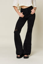 Load image into Gallery viewer, Judy Blue Full Size High Waist Distressed Flare Jeans
