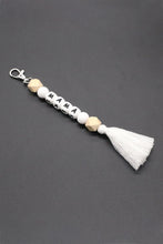 Load image into Gallery viewer, Letter Tassel Keychain
