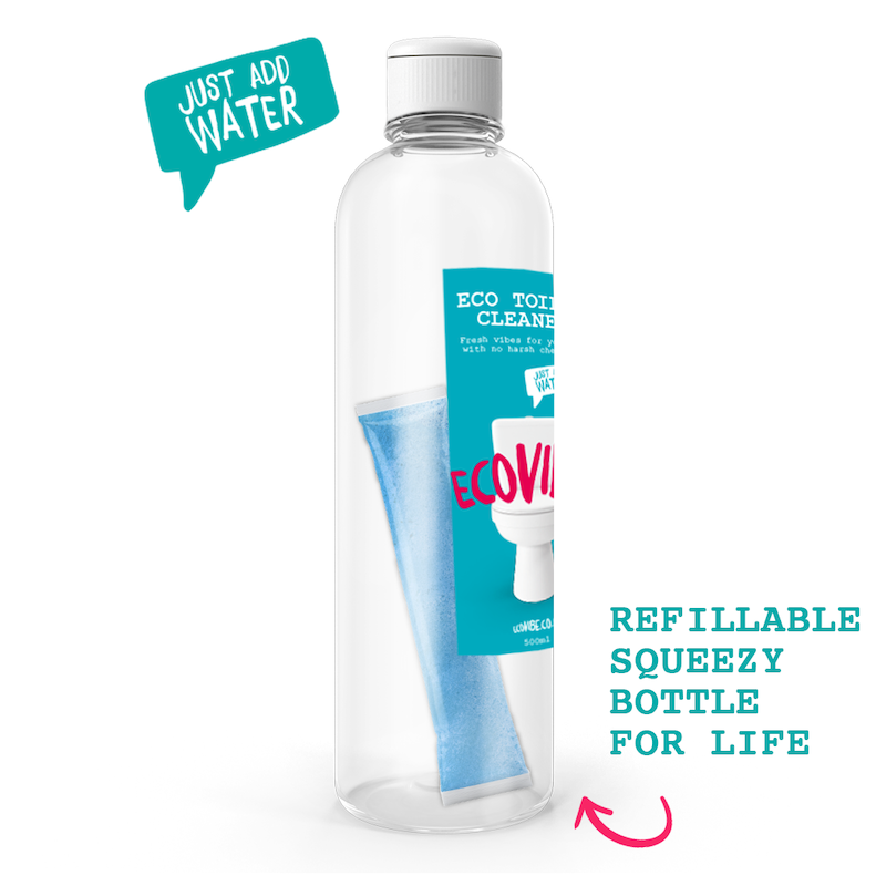 Eco Toilet Cleaner Sachet & Bottle