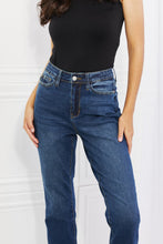 Load image into Gallery viewer, Judy Blue Crystal Full Size High Waisted Cuffed Boyfriend Jeans
