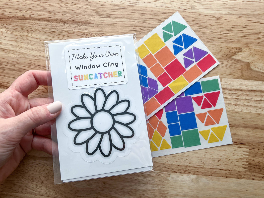 Daisy Suncatcher Sticker Craft Kit for Kids
