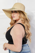 Load image into Gallery viewer, Justin Taylor Palm Leaf Straw Sun Hat
