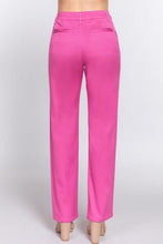 Load image into Gallery viewer, ACTIVE BASIC High Waist Straight Twill Pants
