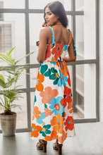 Load image into Gallery viewer, Smocked Printed Square Neck Dress
