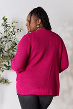 Load image into Gallery viewer, Zenana Full Size Waffle-Knit Open Front Cardigan
