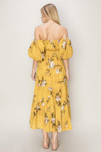 Load image into Gallery viewer, HYFVE Floral Puff Sleeve Tiered Dress
