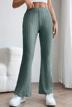 Load image into Gallery viewer, Basic Bae Full Size Ribbed High Waist Flare Pants
