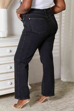 Load image into Gallery viewer, Judy Blue Tummy Control Washed Black Straight
