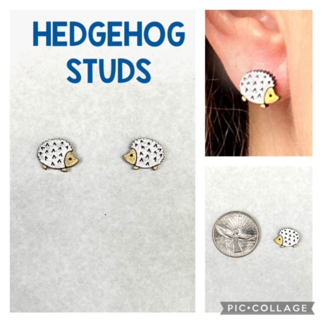 Hedgehog Stud Earrings