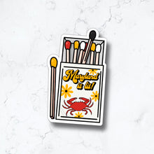 Load image into Gallery viewer, Maryland Matchbox Sticker
