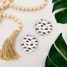 Load image into Gallery viewer, Maryland B&amp;W Crab Pattern Car Coasters
