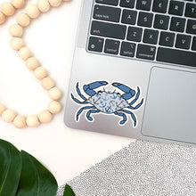 Load image into Gallery viewer, Maryland Nautical Anchor Crab Sticker
