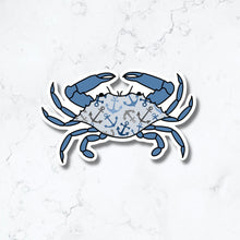 Load image into Gallery viewer, Maryland Nautical Anchor Crab Sticker
