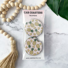 Load image into Gallery viewer, Pineapple Car Coasters
