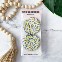 Load image into Gallery viewer, Lemon Car Coasters
