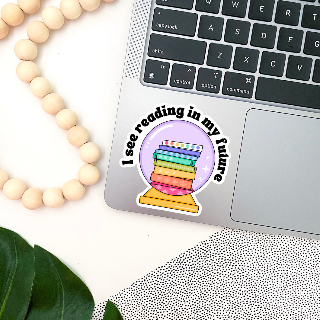 I See Reading In My Future Sticker