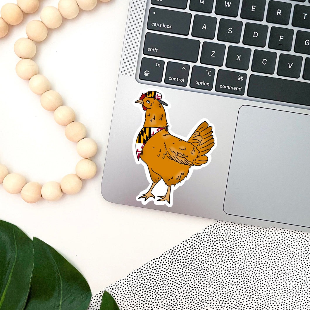Hipster Maryland Chicken Sticker