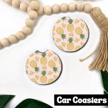 Load image into Gallery viewer, Pineapple Car Coasters
