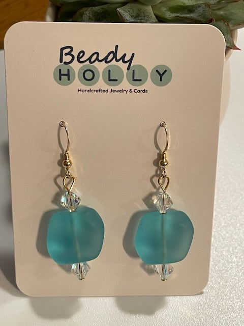 Sea Glass Earrings