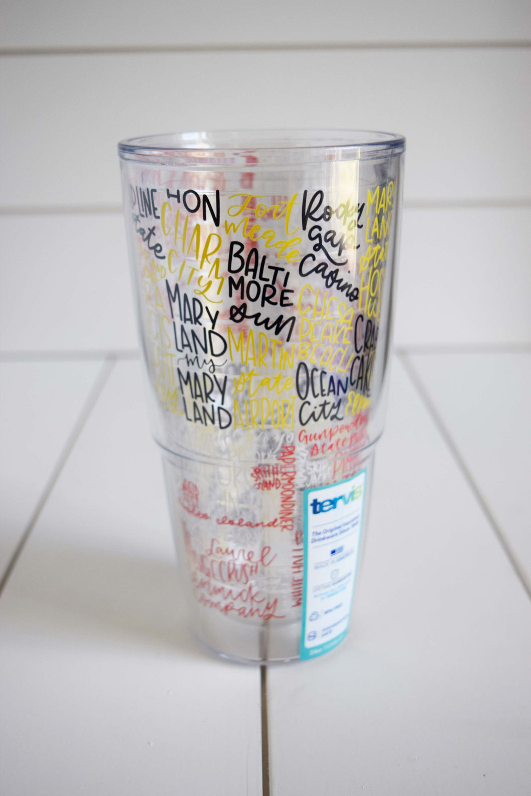 Maryland Flag Tervis 24 oz