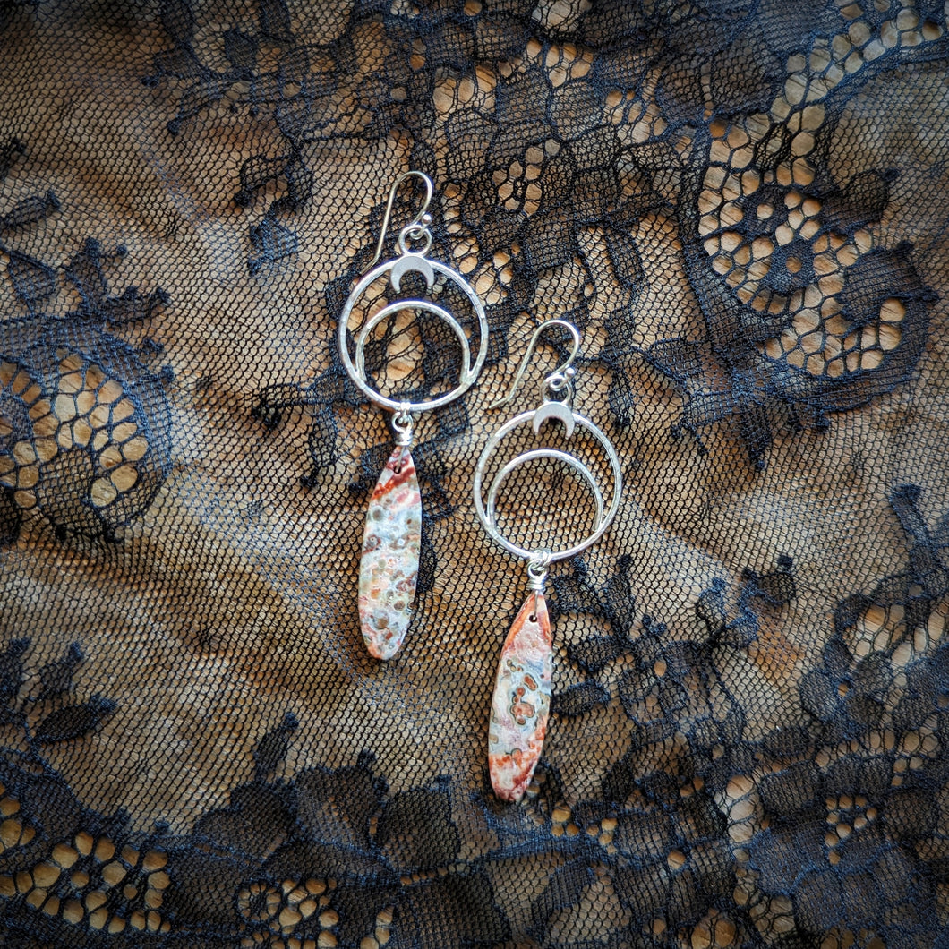 Leopard Jasper Moonstruck Earrings