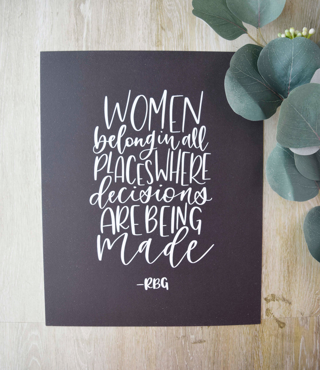 RBG Quote Print