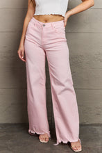 Load image into Gallery viewer, RISEN Raelene Full Size High Waist Wide Leg Jeans in Light Pink
