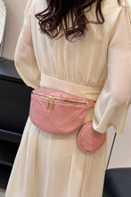 Load image into Gallery viewer, PU Leather Sling Bag with Small Purse
