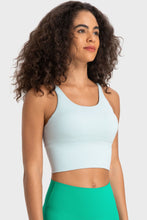 Load image into Gallery viewer, Crisscross Back Ladder Detail Sports Bra
