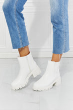 Load image into Gallery viewer, MMShoes What It Takes Lug Sole Chelsea Boots in White
