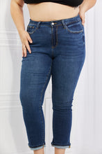 Load image into Gallery viewer, Judy Blue Crystal Full Size High Waisted Cuffed Boyfriend Jeans
