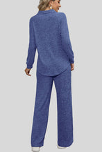 Load image into Gallery viewer, Ribbed Long Sleeve Top and Pocketed Pants Set
