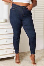 Load image into Gallery viewer, Judy Blue Full Size High Waist Pocket Embroidered Skinny Jeans
