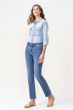 Load image into Gallery viewer, Lovervet Full Size Maggie Midrise Slim Ankle Straight Jeans
