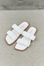 Load image into Gallery viewer, Weeboo Double Strap Scrunch Sandal in White
