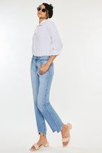 Load image into Gallery viewer, Kancan High Waist Raw Hem Straight Jeans
