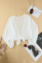 Load image into Gallery viewer, Plus Size Tie Front Crop Top
