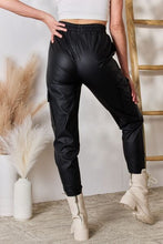 Load image into Gallery viewer, Color 5 Faux Leather Cargo Pants
