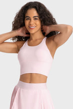 Load image into Gallery viewer, Crisscross Back Ladder Detail Sports Bra

