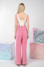 Load image into Gallery viewer, VERY J Texture Washed Wide Leg Overalls
