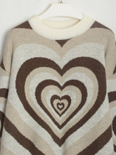 Load image into Gallery viewer, Heart Dropped Shoulder Sweater

