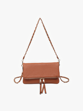 Load image into Gallery viewer, brown studded crossbody
