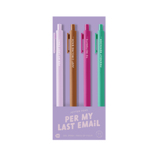 Load image into Gallery viewer, Per My Last Email Jotter Sets 4 Pack (perfect stocking stuffers!):
