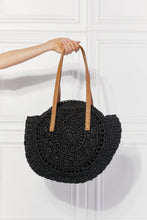 Load image into Gallery viewer, Justin Taylor C&#39;est La Vie Crochet Handbag in Black
