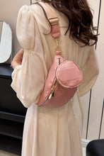 Load image into Gallery viewer, PU Leather Sling Bag with Small Purse
