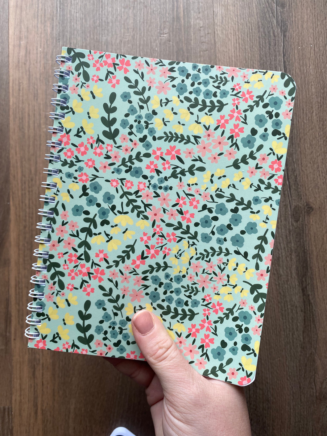 Floral Fields Spiral Notebook Small